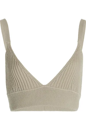 Michael Kors Ribbed Cashmere Bra, , S