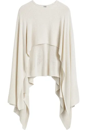 Totême Cape-Detailed Knit Top, , XS