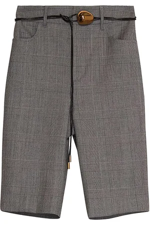 ZIMMERMANN Crush Wool-Blend Shorts, , 1