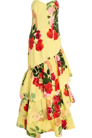 Cara Cara Willa -Print Cotton Maxi Dress, , US 0