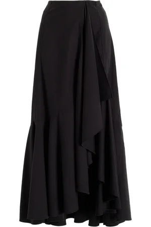 ULLA JOHNSON Sabina Cotton-Blend Midi Skirt, , US 8