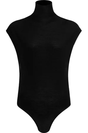 Alaïa Sleeveless Knit Merino Wool Bodysuit, , FR 38
