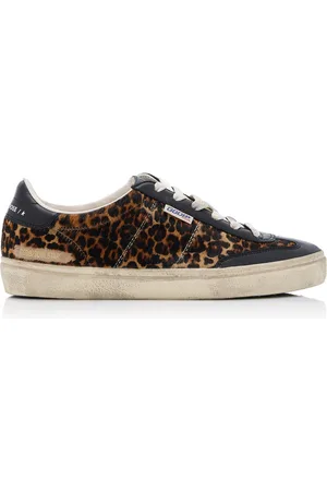 Golden Goose Soul-Star Leopard-Print Pony Hair Sneakers, , IT 36
