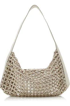 St Agni Macrame Leather Mesh Bag, , OS