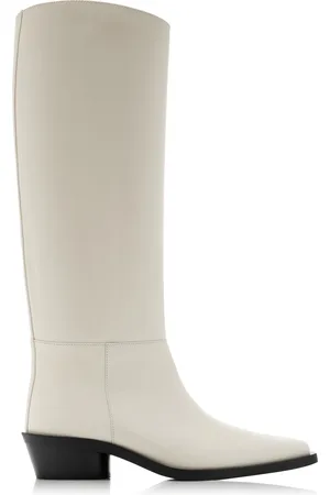 Proenza Schouler Bronco Leather Knee Boots, , IT 37