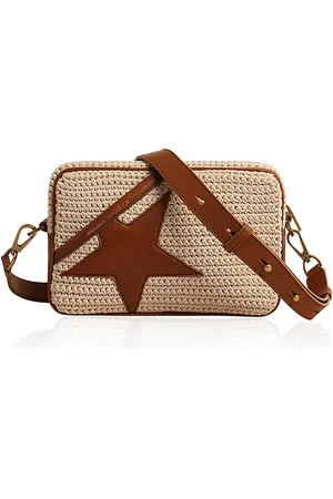 Golden Goose Star Raffia Crossbody Bag, , OS