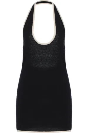 AYA MUSE Vian Cashmere-Silk Dress, /white, XS