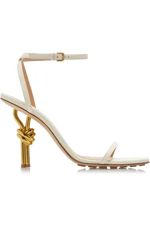 Bottega Veneta Knot Leather Sandals, , IT 41