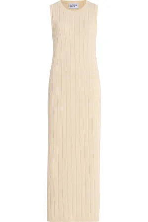 Matthew Bruch Ribbed-Knit Midi Tank Dress, , M