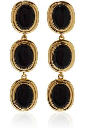 LIÉ STUDIO Exclusive Ada Vermeil Onyx Earrings, , OS, , Gifts For Her