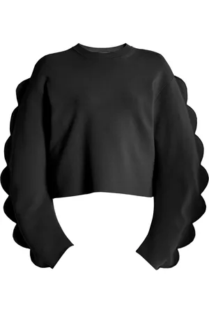 ULLA JOHNSON Ivy Scalloped Milano Knit Sweater, , P