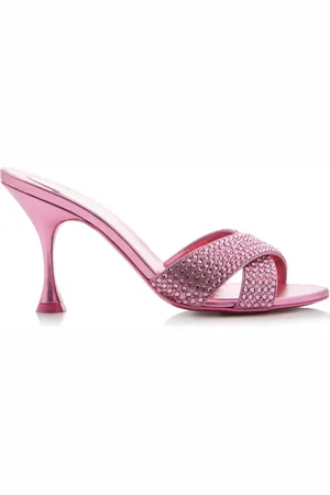 Christian Louboutin Mariza Is Back 85mm Crystal-Embellished Suede Pumps, , IT 36