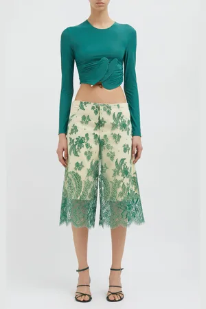 CHRISTOPHER ESBER Arboreal Layered Lace Shorts, , AU 10