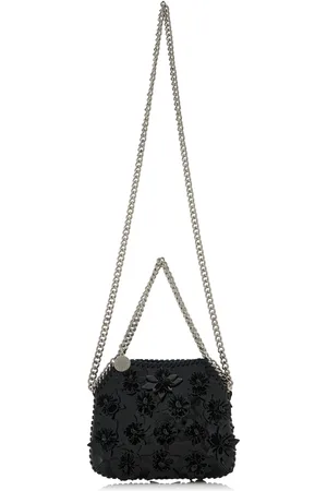 Stella McCartney Embroidered Patent Alter-Mat Mini Shoulder Bag, , OS