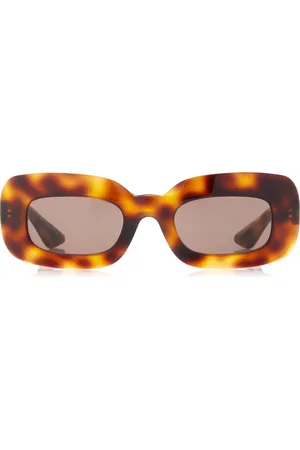 Khaite X Oliver Peoples 1966C Square-Frame Acetate Sunglasses, , OS