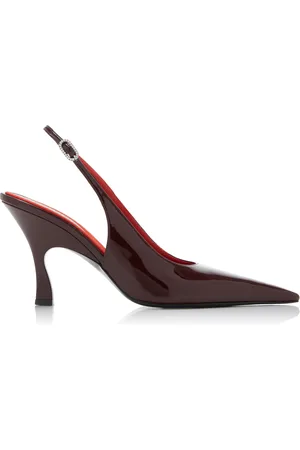 Stella McCartney Elsa Patent Vegan Leather Slingback Pumps, , IT 36