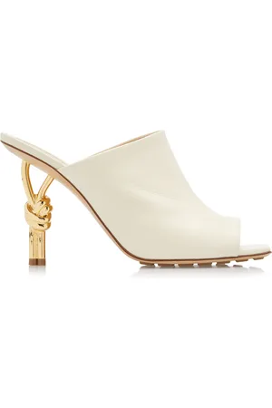 Bottega Veneta Knot-Detailed Leather Mules, , IT 37