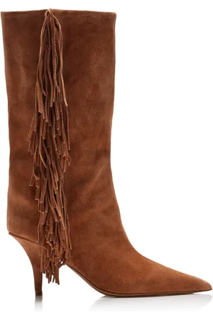 PARIS TEXAS Jessie Fringed Suede Boots, , IT 36