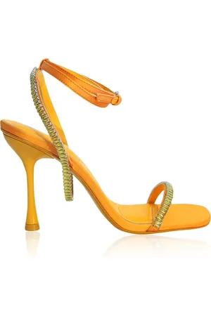 Simkhai Luxon Crystal-Embellished Satin Sandals, , IT 39