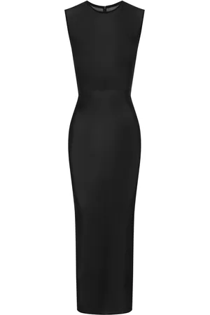 ALEX PERRY Sleeveless Power Mesh Midi Dress, , UK 8