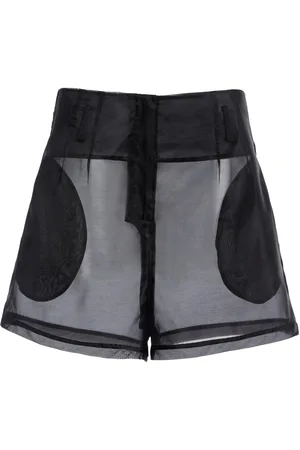 The Frankie Shop Lise Silk-Blend Chiffon Shorts, , XS