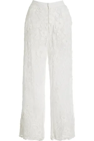 All That Remains Ena Embroidered Lace Wide-Leg Pants, , AU 8