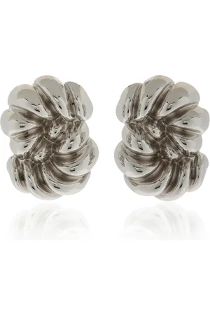 Julietta Loulou Rhodium-Plated Earrings, , OS, , Gifts For Her