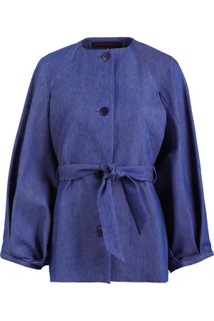 MARTIN GRANT Balloon-Sleeve Stretch-Cotton Jacket, , FR 32