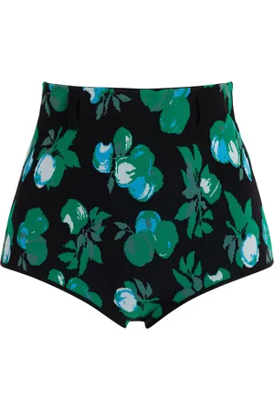 COPERNI High-Waisted Jacquard Knit Shorts, , XS