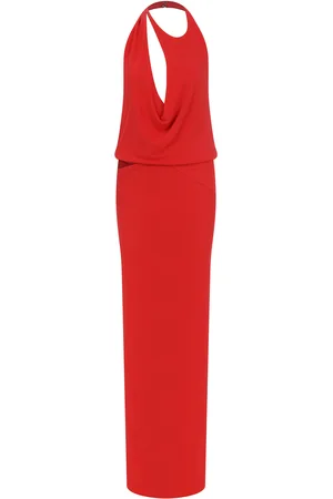 Ila Anya Draped Cutout Jersey Maxi Dress, , EU 34