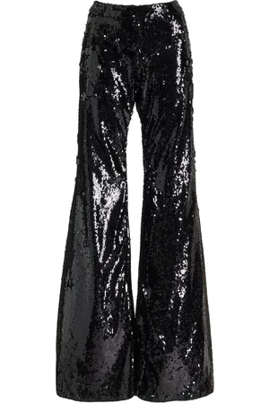 FRANCOISE Exclusive Zaoua Sequined Flared-Leg Pants, , FR 34
