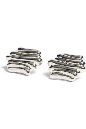 Khaite Crema Palladium Earrings, , OS, , Gifts For Her