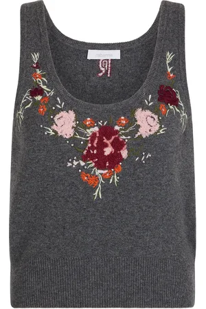 Paco rabanne Embroidered Wool-Cashmere Top, , S