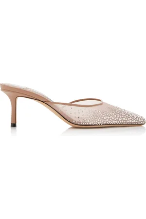 Jimmy Choo Vivi Crystal-Mesh Mules, , IT 36