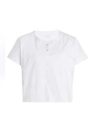 Leset Margo Cotton Henley Top, , S