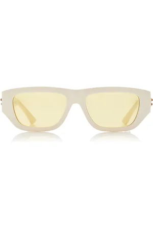 Bottega Veneta Square-Frame Acetate Sunglasses, , OS