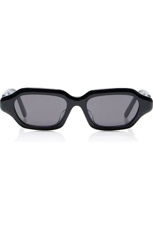 Loewe Slim Rectangle-Frame Acetate Sunglasses, , OS