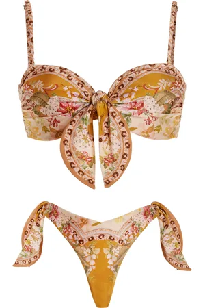 ZIMMERMANN Wylie Scarf-Tie Bikini, , 0