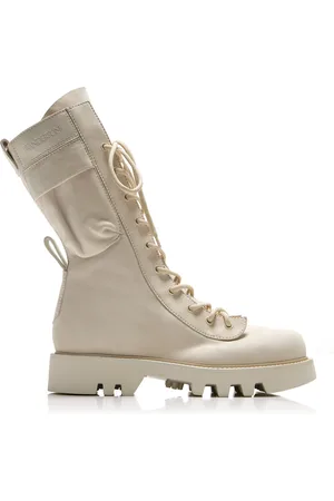 J.W.Anderson Leather Combat Boots, , IT 36
