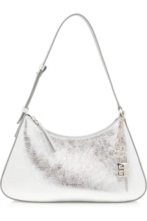 Givenchy Lucky Lock Small Metallic Leather Bag, , OS