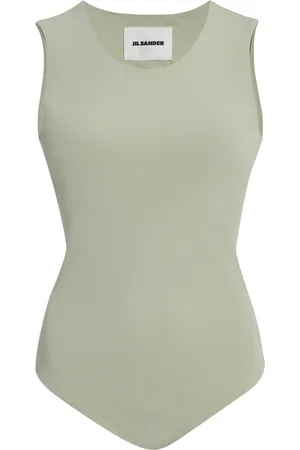 Jil Sander Compact-Knit Jersey Bodysuit, , EU 34