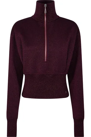 Paco rabanne Zip-Front Cotton-Blend Sweatshirt, , FR 36