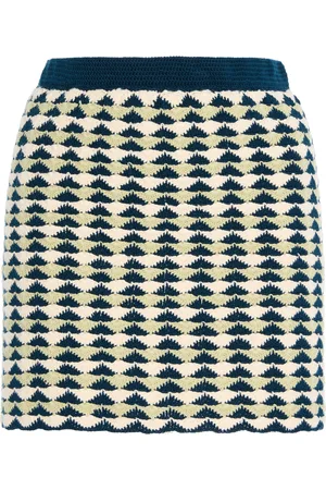 Escvdo Exclusive Totora Cotton Knit Mini Skirt, , XS