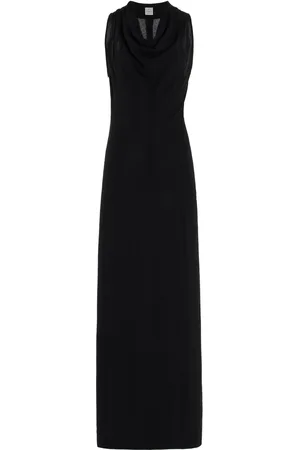 Totême Cowl-Neck Crepe Maxi Dress, , FR 32
