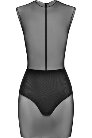 ALEX PERRY Fine Mesh Mini Dress, , UK 8