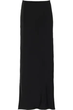 ANEMOS Bias-Cut Cupro Jersey Maxi Skirt, , XS