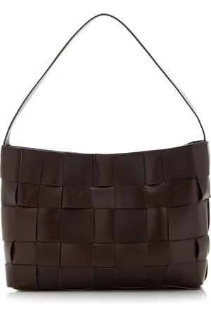 St Agni Woven Leather Shoulder Bag , , OS