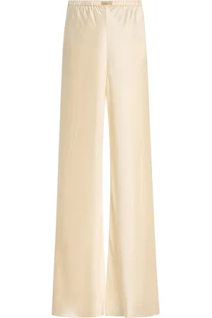 Comme Si Silk-Charmeuse Pants, , XS