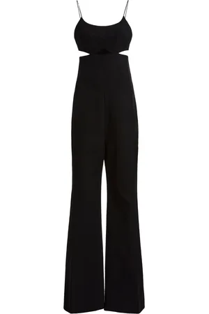 Victoria Beckham Cutout-Detailed Cami Jumpsuit, , UK 14