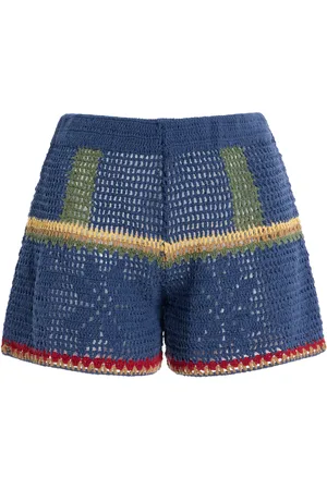 All That Remains Nova Crocheted Cotton Shorts, , AU 6